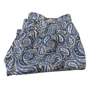 Lauren Ralph Lauren Pants Womens 12 (30x25 ACTUAL) Blue Paisley Vintage